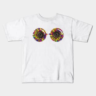 Sunflower glasses Kids T-Shirt